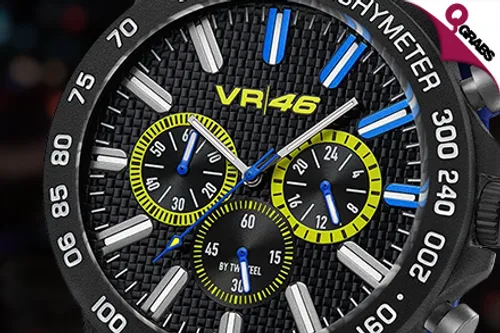 For QR399 Be sporty with TW Steel VR|46 Chronograph Valentino Rossi Watches for Men - Choose from two sleek designs! (QR4637 Value)